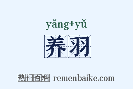 养羽是什么意思的图片